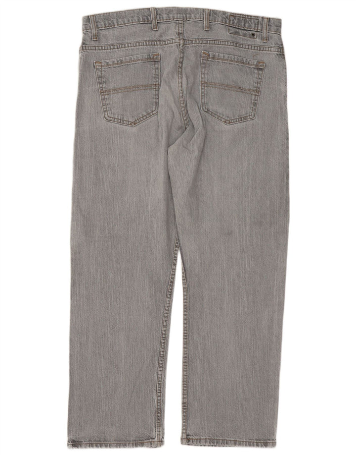 Marks & Spencer Jean droit Blue Harbor homme W38 L29 coton gris