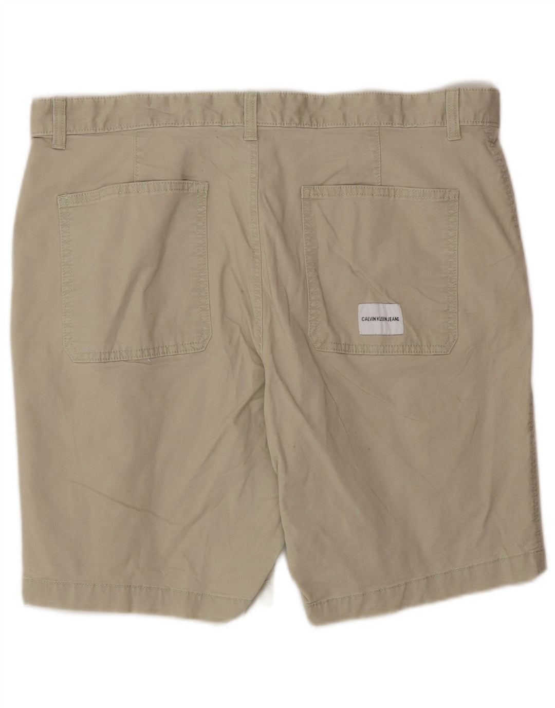 Calvin Klein Short Chino Homme W34 Grand Coton Beige