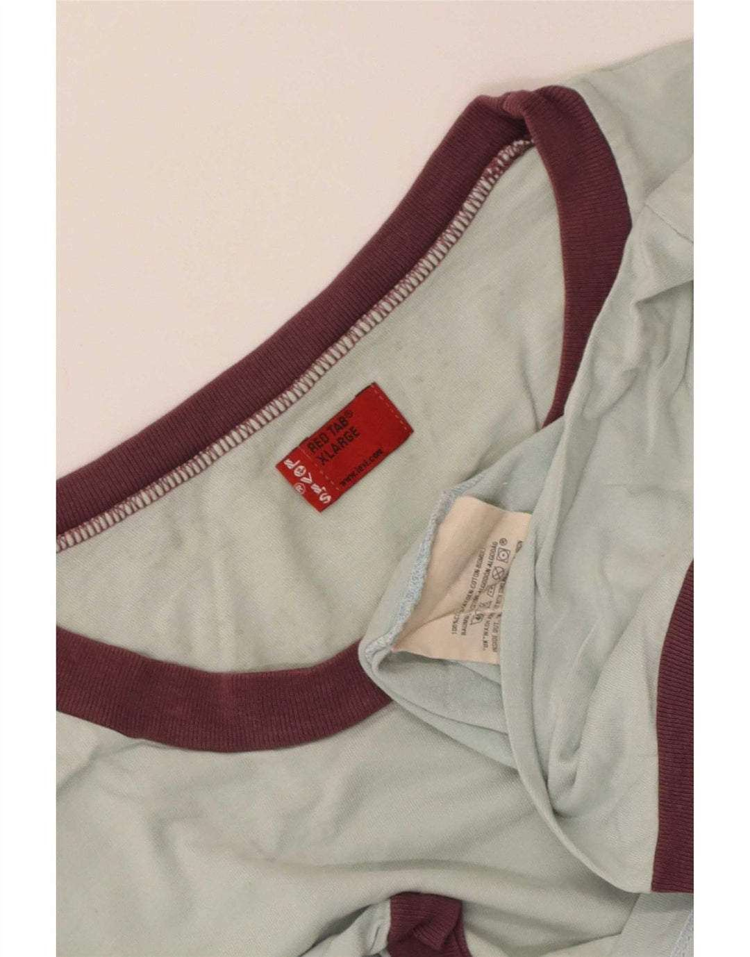 Levi's T-Shirt Graphique Top XL Homme Bleu Coton