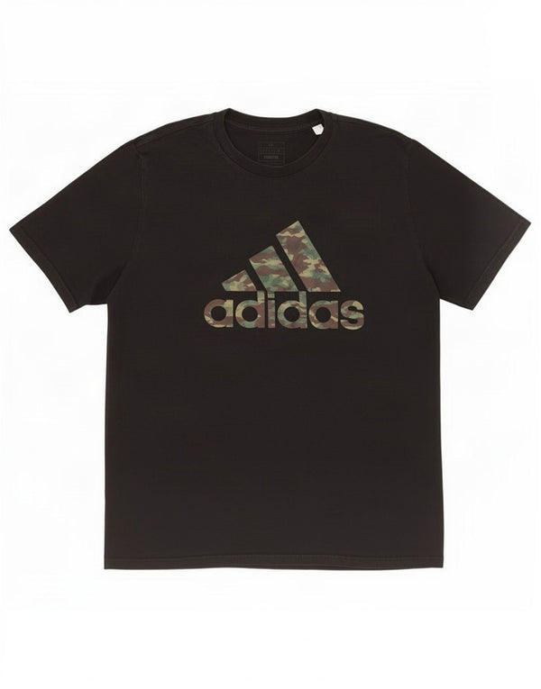 Adidas Mens Graphic T-Shirt Top XL Noir Coton
