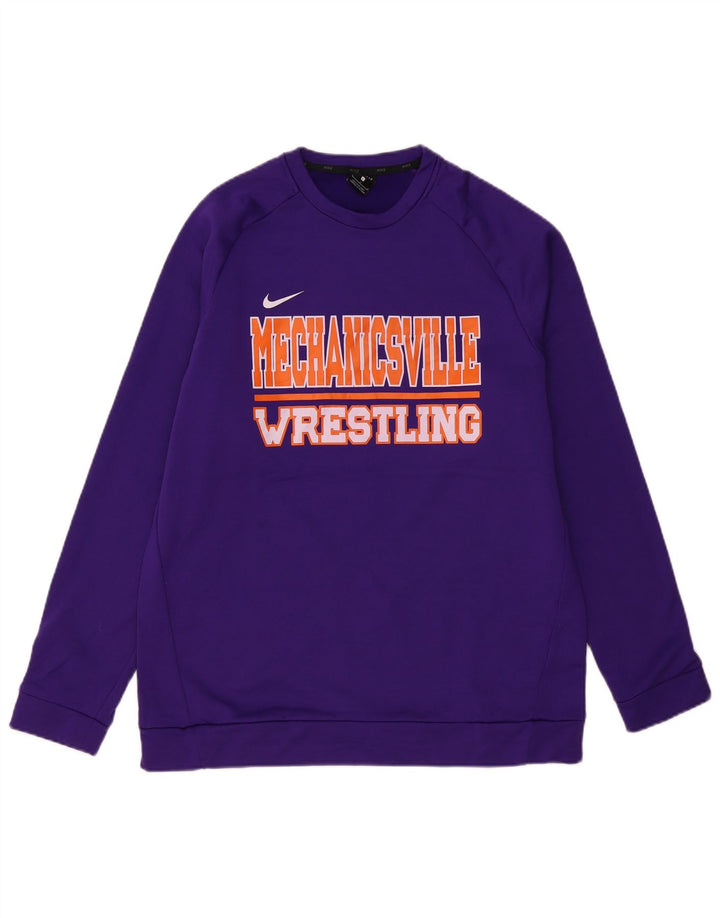 Nike Menchville Wrestling Graphic Sweat-shirt pour homme Violet Taille L