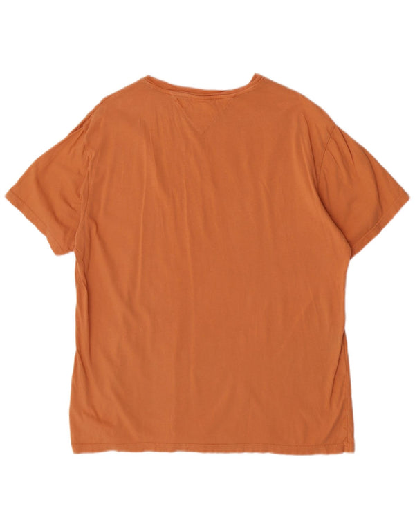 Tommy Hilfiger T-shirt graphique régulier à manches courtes pour hommes XL Orange