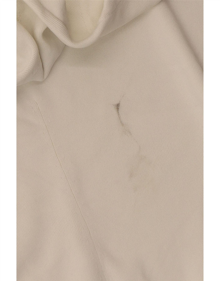 Cos Pull à col rond pour femme UK 14 Viscose blanc moyen