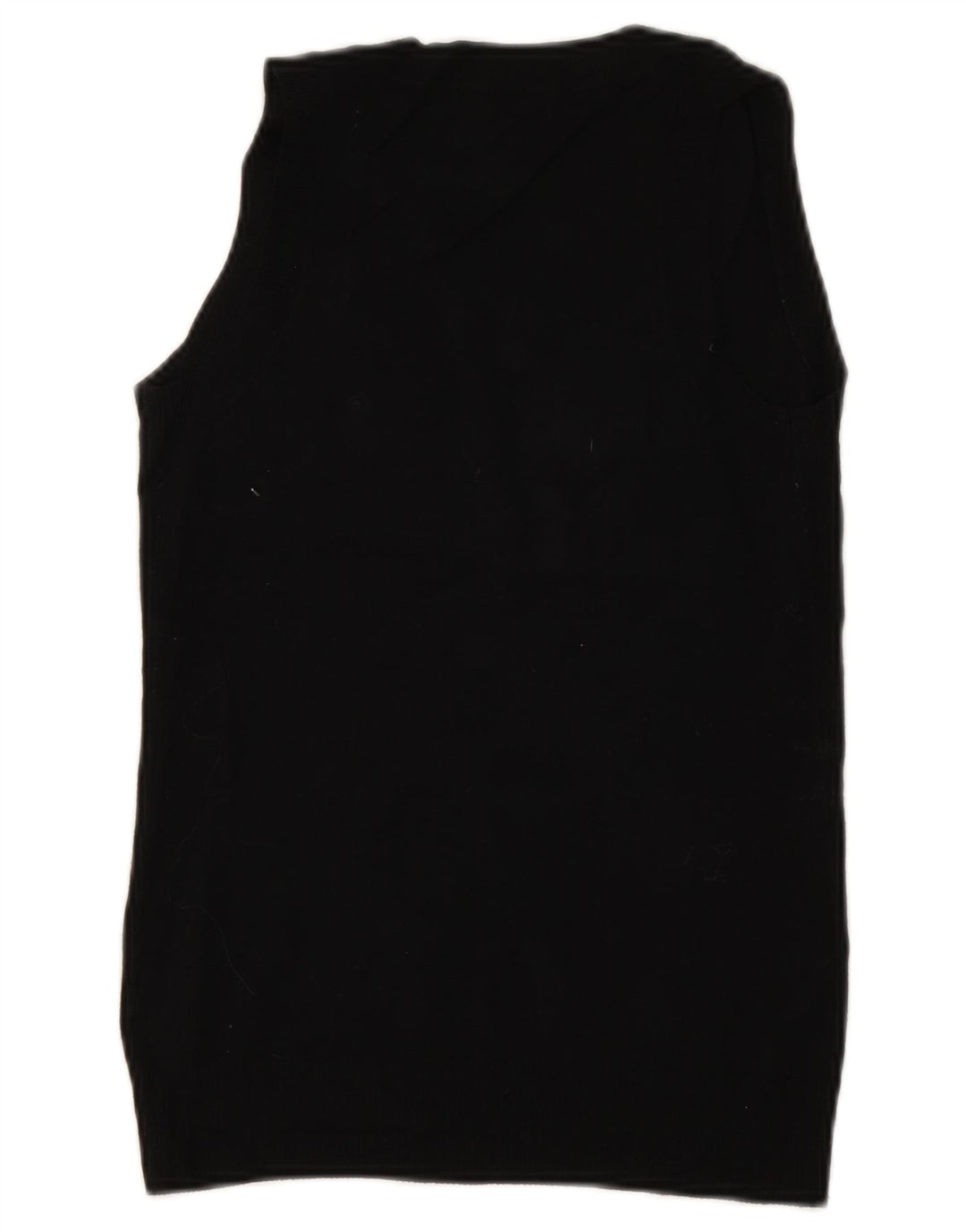 Zara Womens Vest Débardeur UK 10 Petit Noir