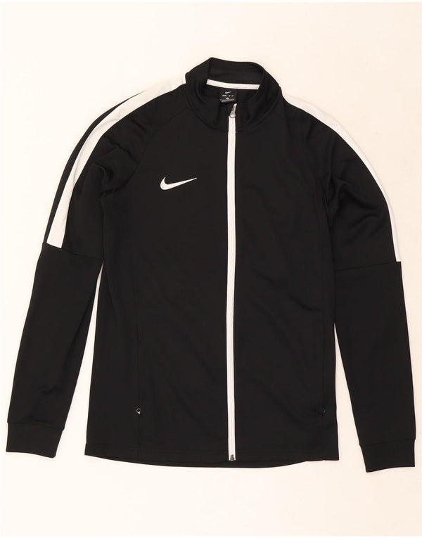 Veste de survêtement Nike Dri Fit pour hommes, polyester color block noir moyen