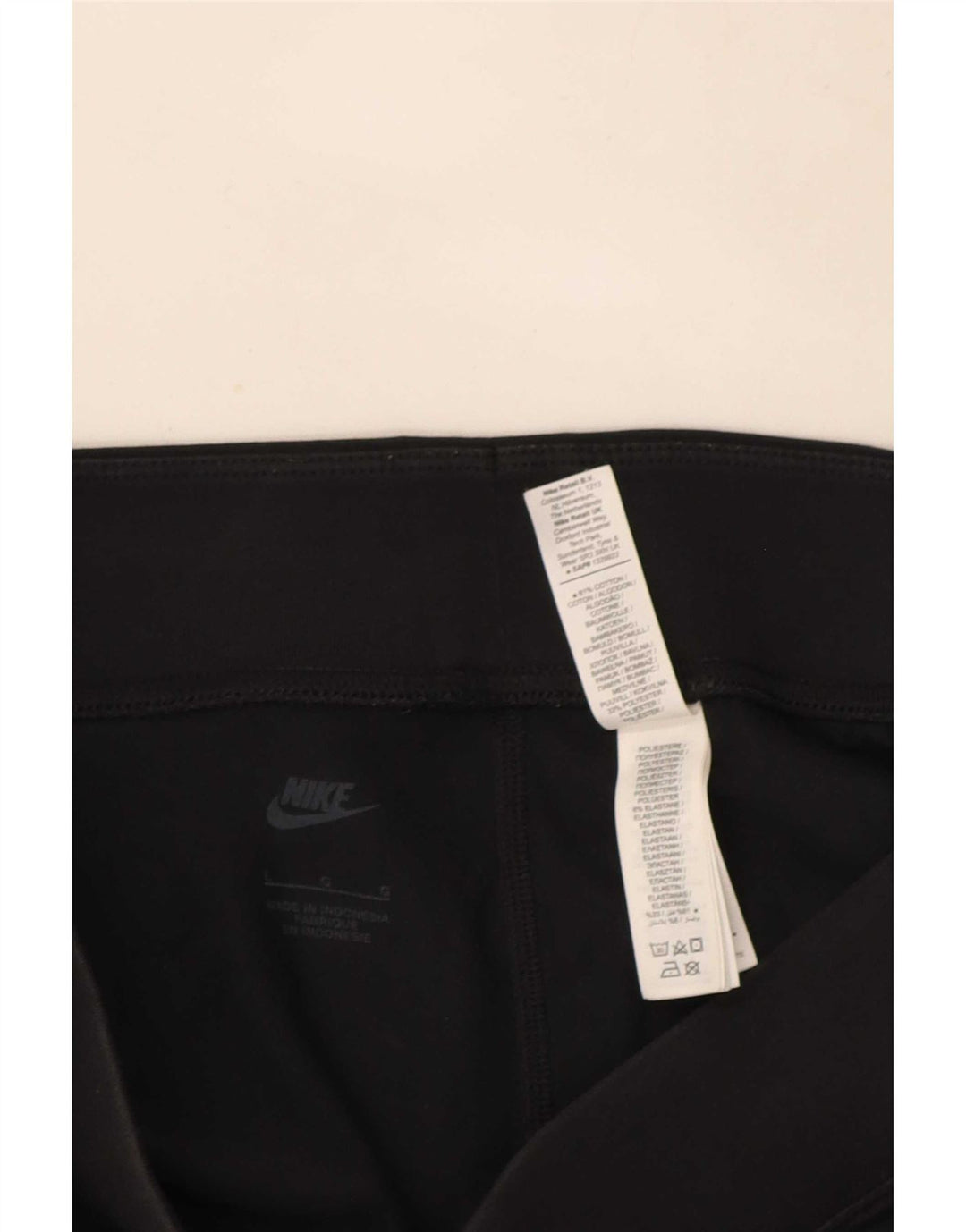 Nike Womens Crop Leggings UK 14 Grand Noir Coton