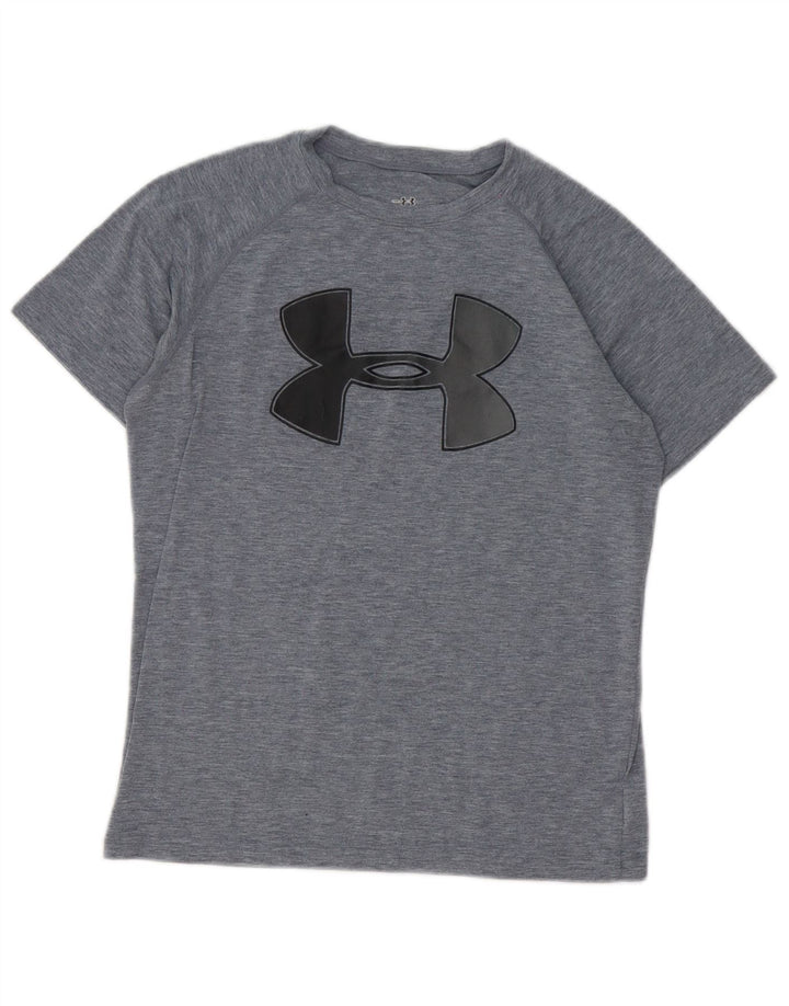 Under Armour T-shirt graphique pour garçon 9-10 ans Gris moyen moucheté