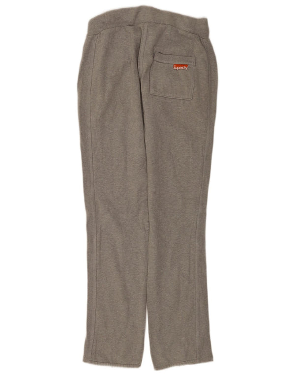 Superdry Pantalon De Survêtement Slim Fit Femme UK 4 XS Gris Moucheté Coton