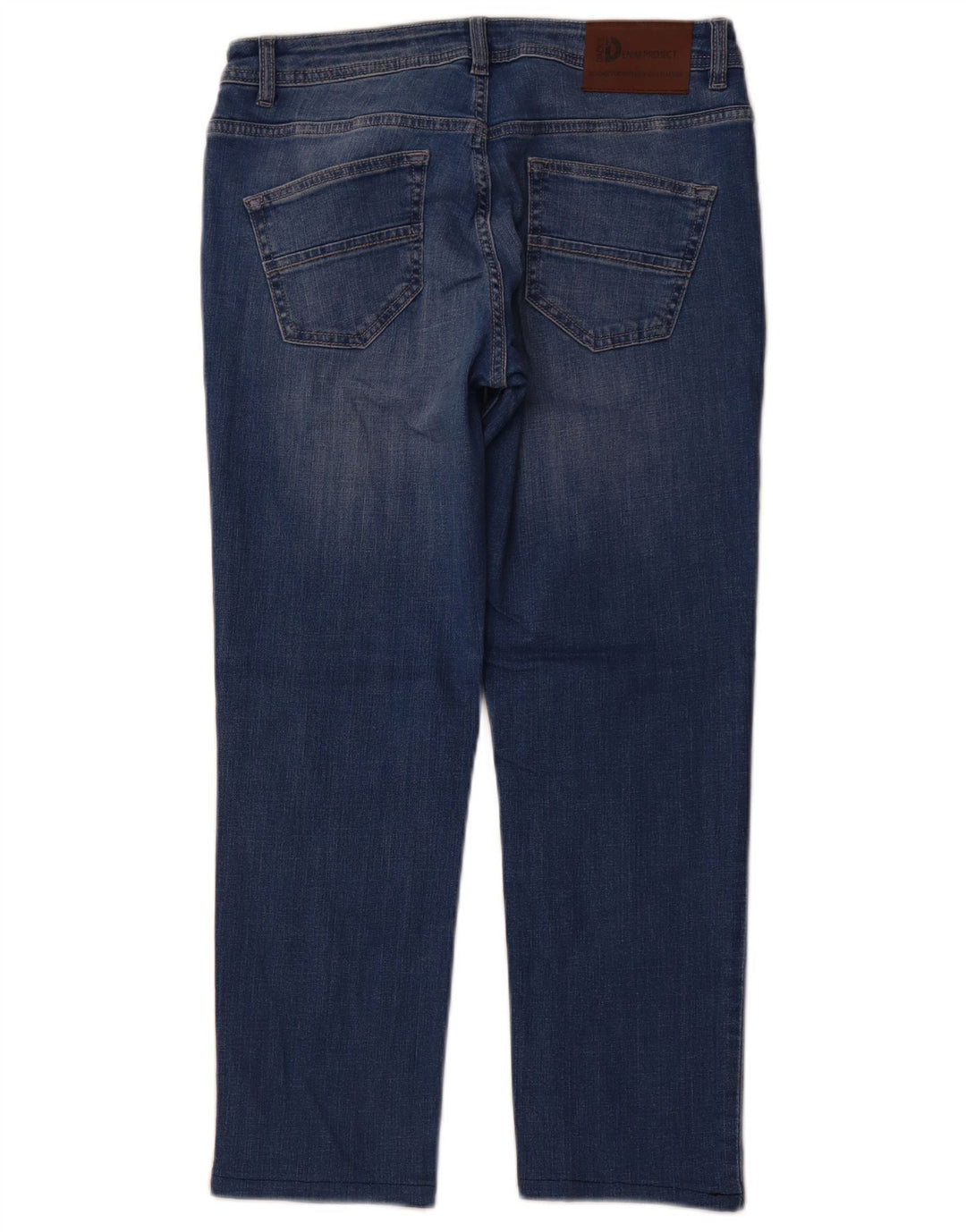 Dack's Jean Slim Homme IT 46 Small W30 L26 Bleu Coton