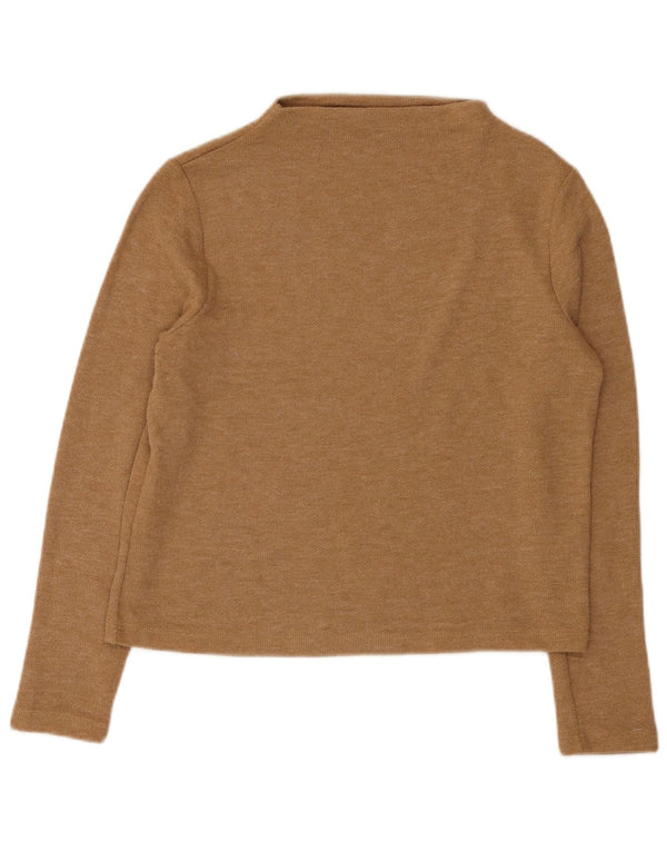 Marks & Spencer Haut à manches longues pour femme UK 12 Beige moyen Polyester