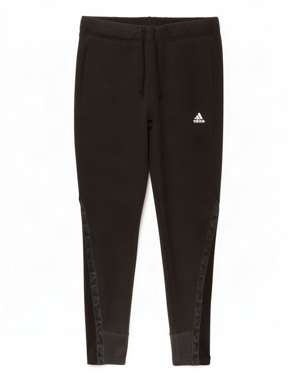 Adidas Pantalon de survêtement graphique pour femme UK 12/14 Noir moyen Colourblock