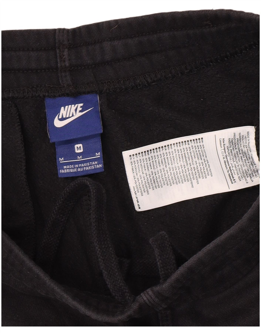 Nike Pantalon de survêtement pour homme en coton noir moyen