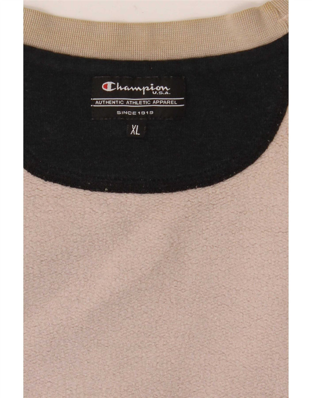Champion Sweat-Shirt Graphique Homme XL Beige