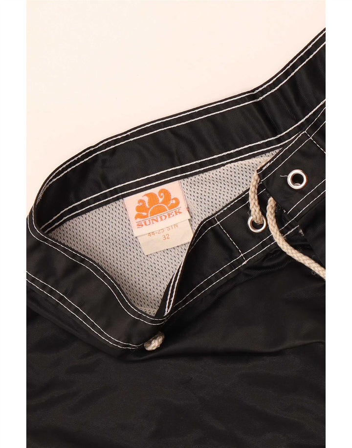 Sundek Short de bain homme en nylon color block noir moyen