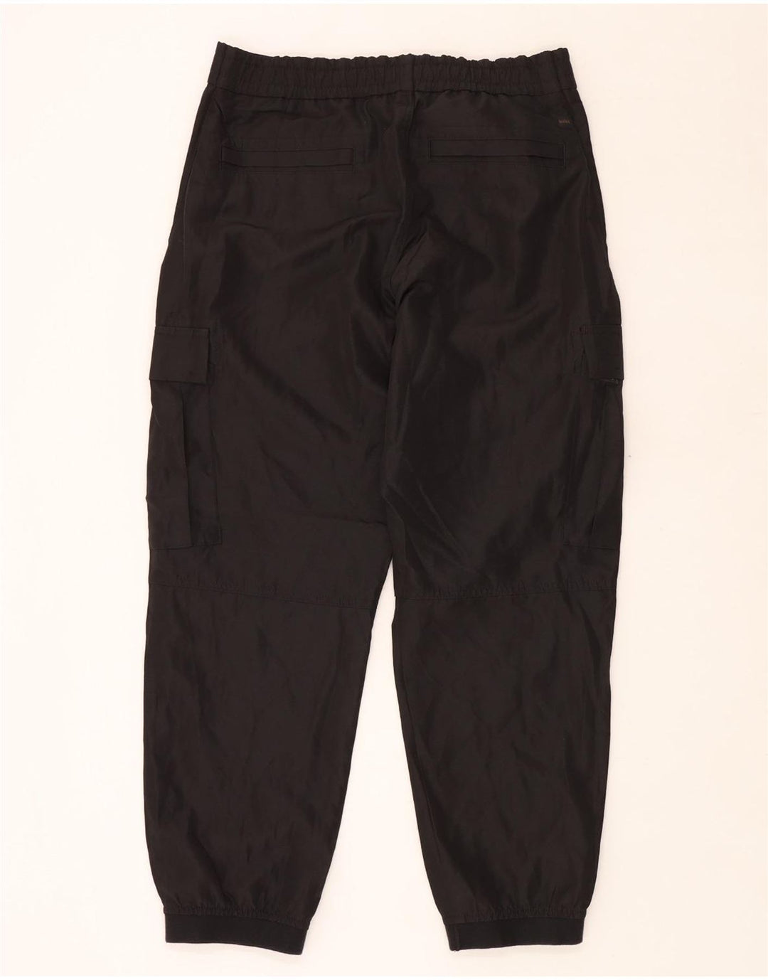 Hugo Boss Pantalon cargo de jogging pour homme W34 L30 Noir Polyester