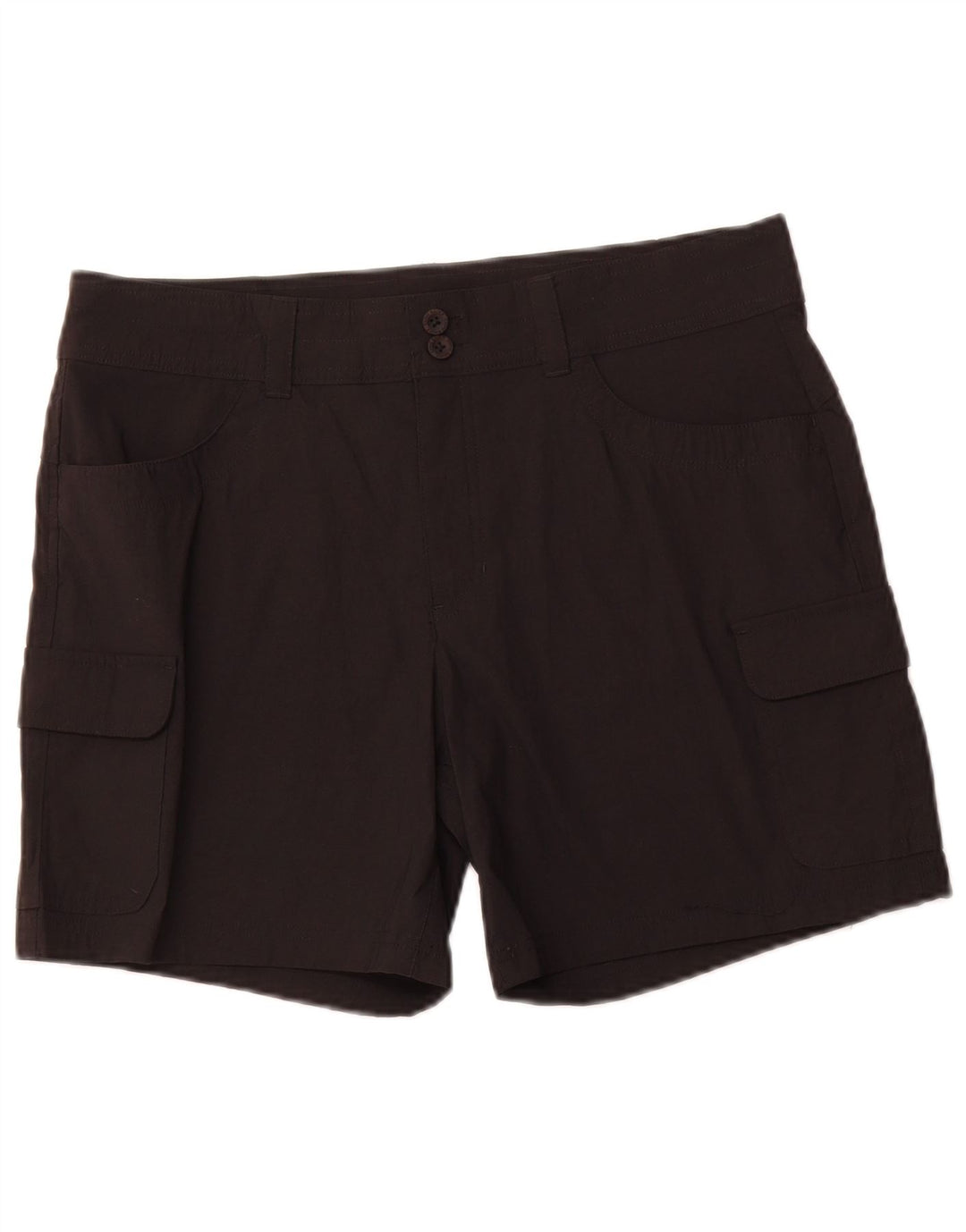 EDDIE BAUER Short cargo pour femme US 12 Large W34 Noir