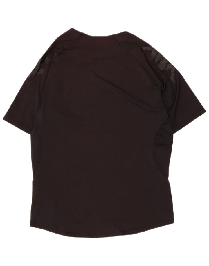 KAPPA Mens Graphic T-Shirt Top Small Black Polyester