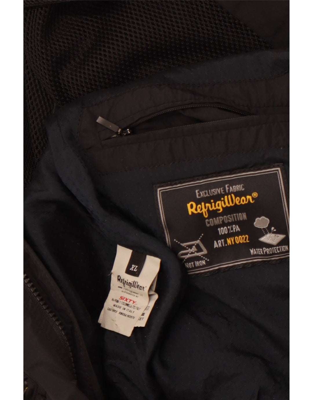 Refrigiwear Veste Bomber Femme UK 18 XL Noir Polyamide