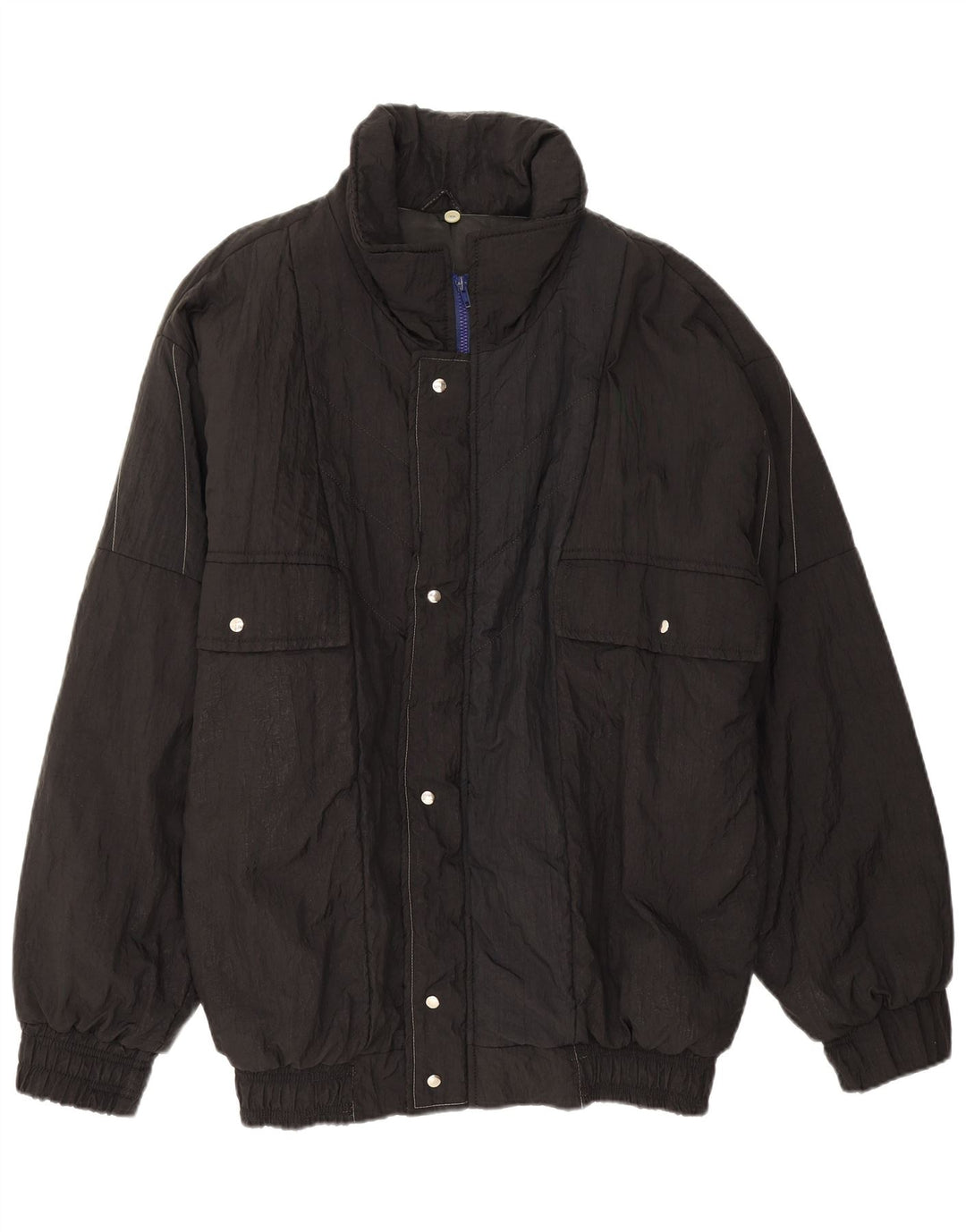 veste rembourrée homme vintage UK 40 Grand Noir
