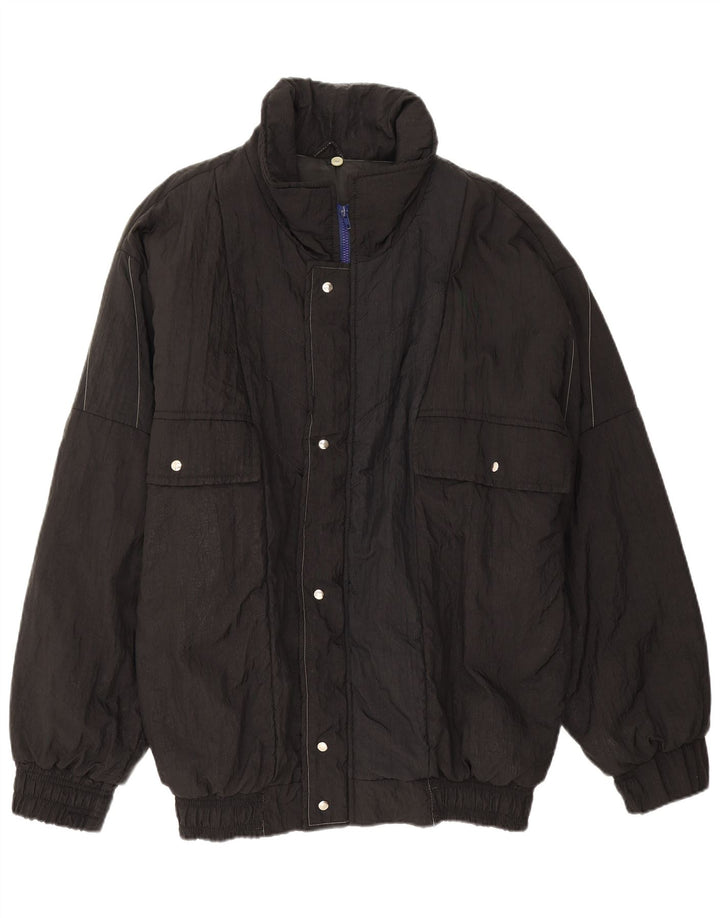 veste rembourrée homme vintage UK 40 Grand Noir