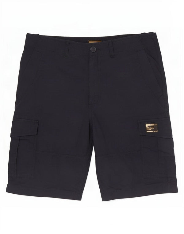 Superdry Short Cargo W32 Homme Bleu Marine Moyen Coton
