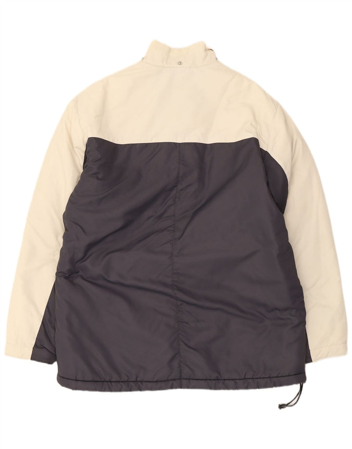 Nike Veste rembourrée pour homme UK 40 Large Noir Colorblock Nylon