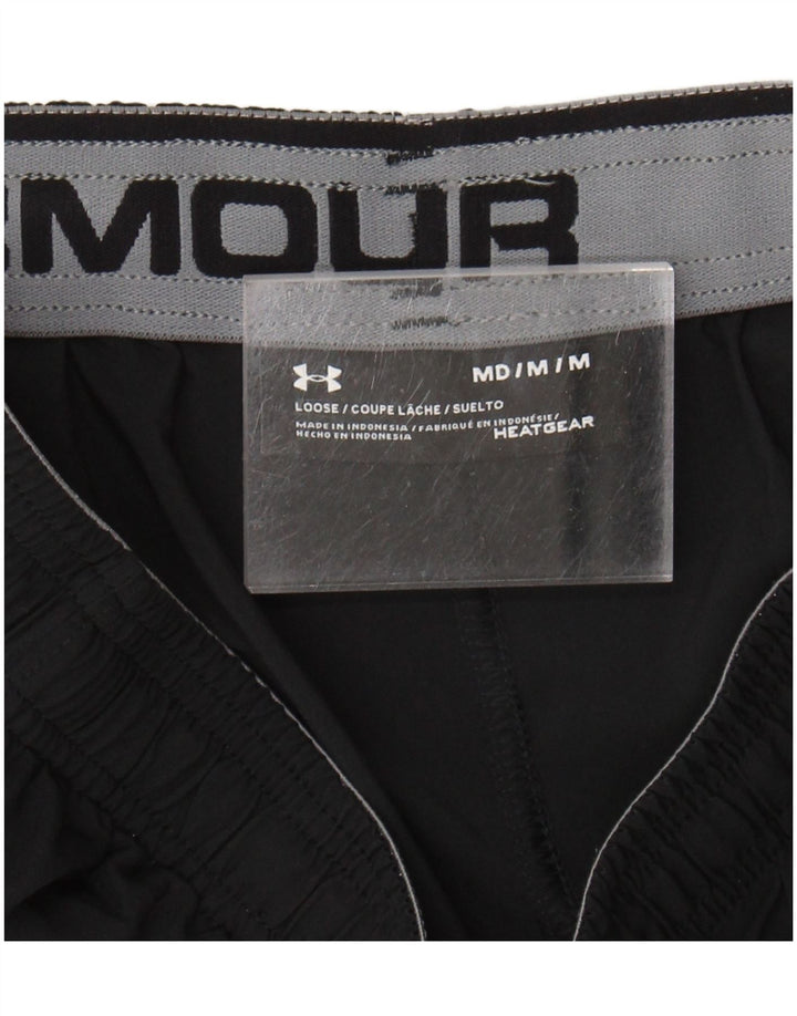 UNDER ARMOUR Mens Graphic Sport Shorts Medium Black