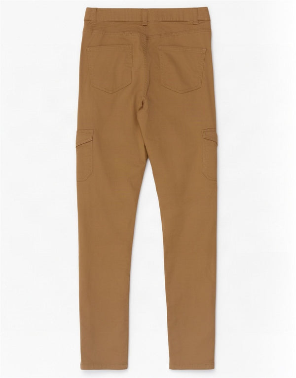 M&Co Pantalon cargo skinny pour femme UK 8 Small W26 L28 Coton beige