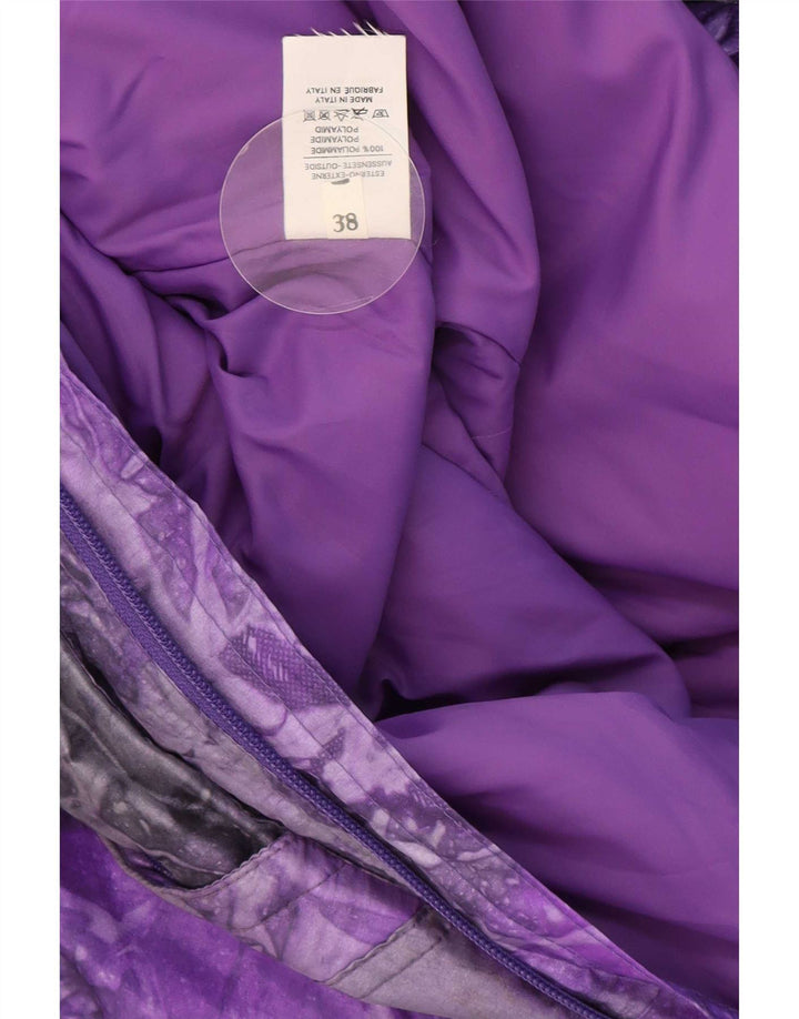 Alaska Combinaison de ski surdimensionnée à motif abstrait pour femme IT 38 XS Violet
