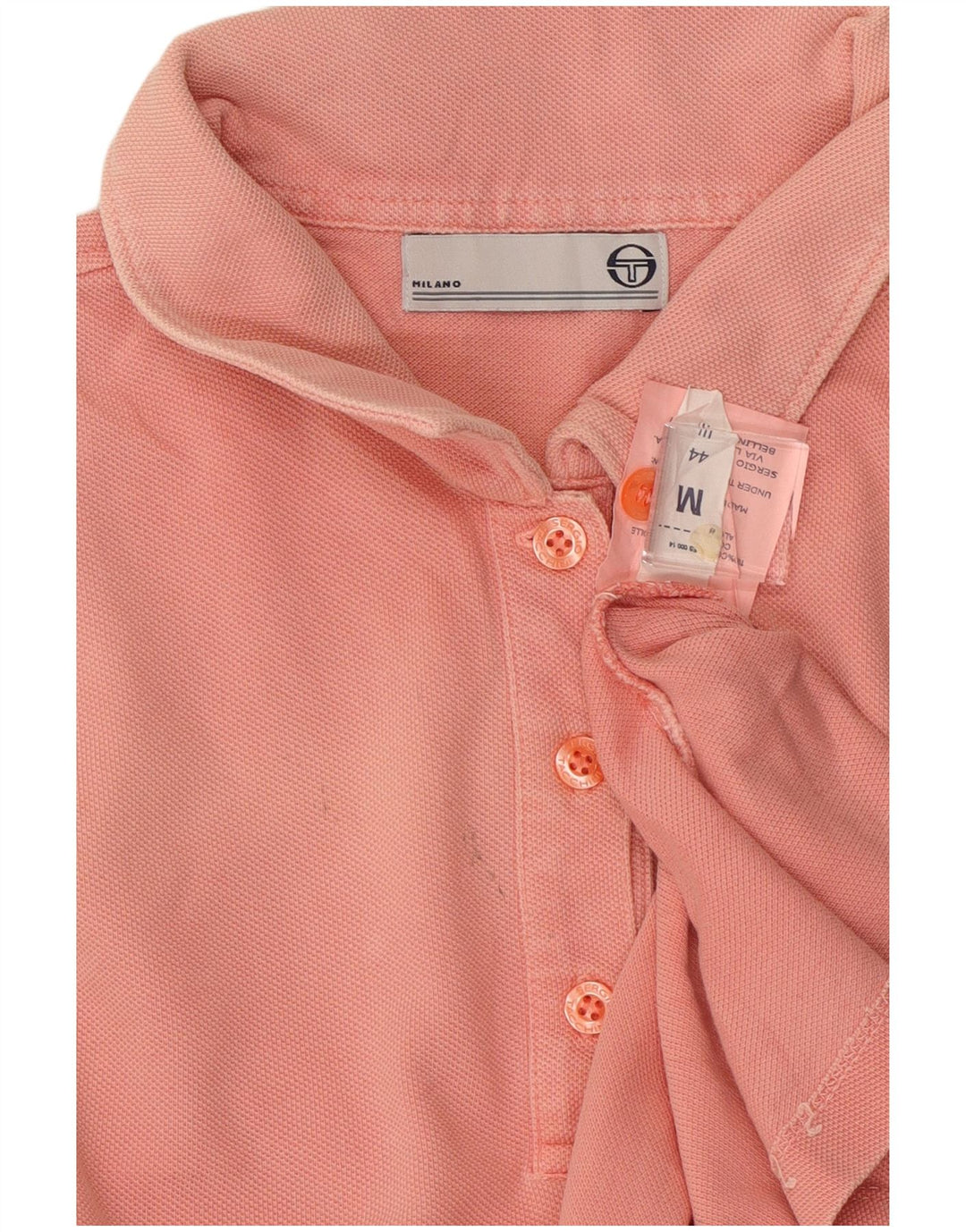 SERGIO TACCHINI Polo Femme UK 12 Coton Rose Moyen