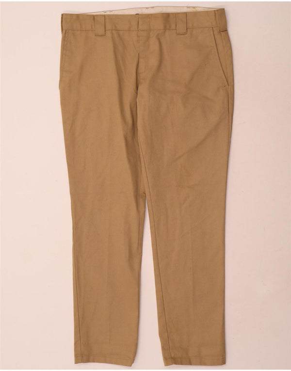 Dickies Pantalon Chino Slim Fit Homme W36 L32 Beige Polyester