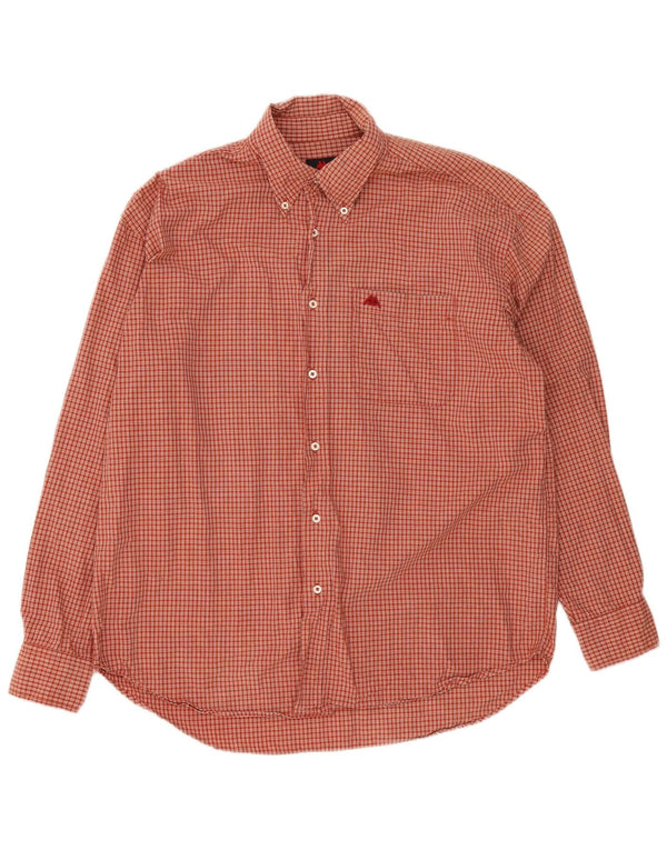 Kappa Chemise Homme Grand Rouge Vichy Coton