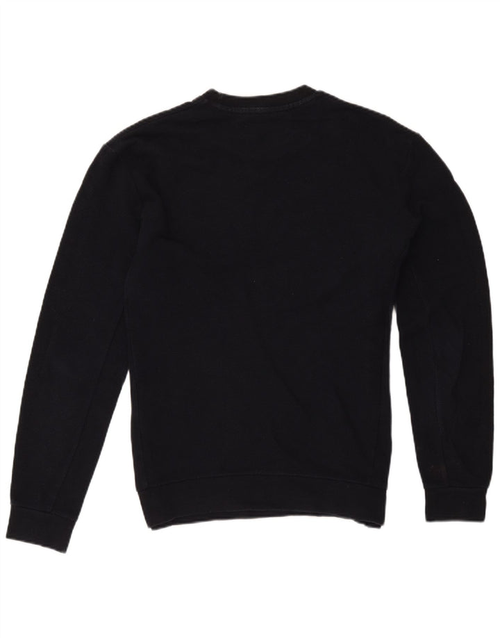 Zara Homme Sweatshirt Jumper Large Bleu Marine Coton