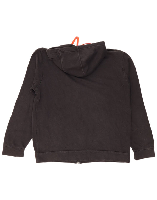 Adidas Pull à capuche zippé graphique pour hommes, grand noir