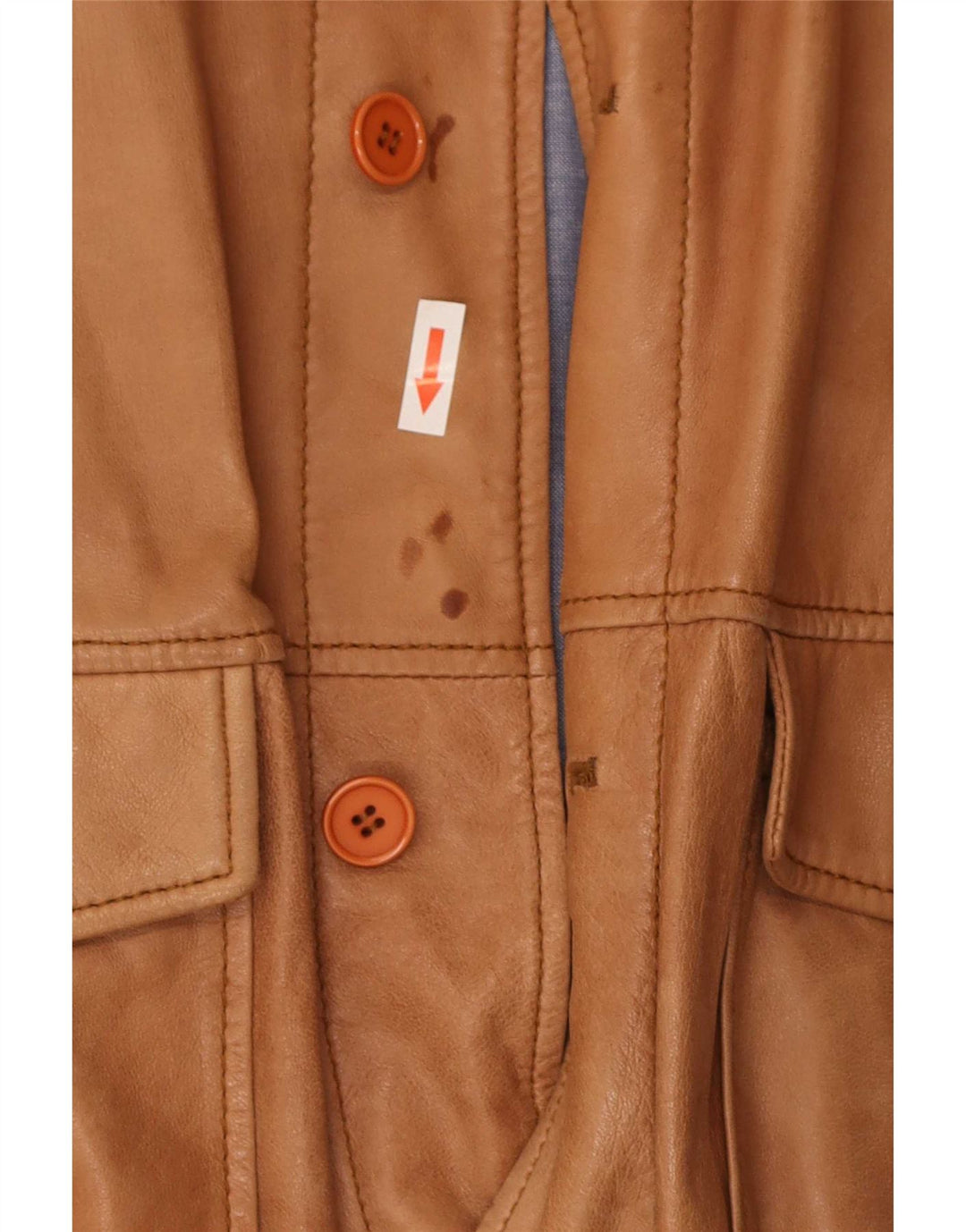 Conbipel Blouson Bomber En Cuir Homme IT 56 2XL Marron
