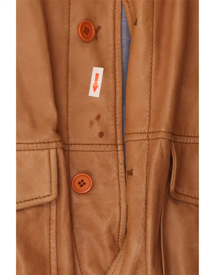 Conbipel Blouson Bomber En Cuir Homme IT 56 2XL Marron