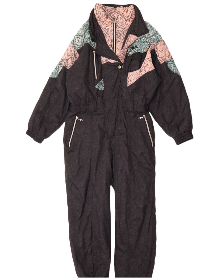 Fila Combinaison de ski femme IT 48 XL Noir Colourblock