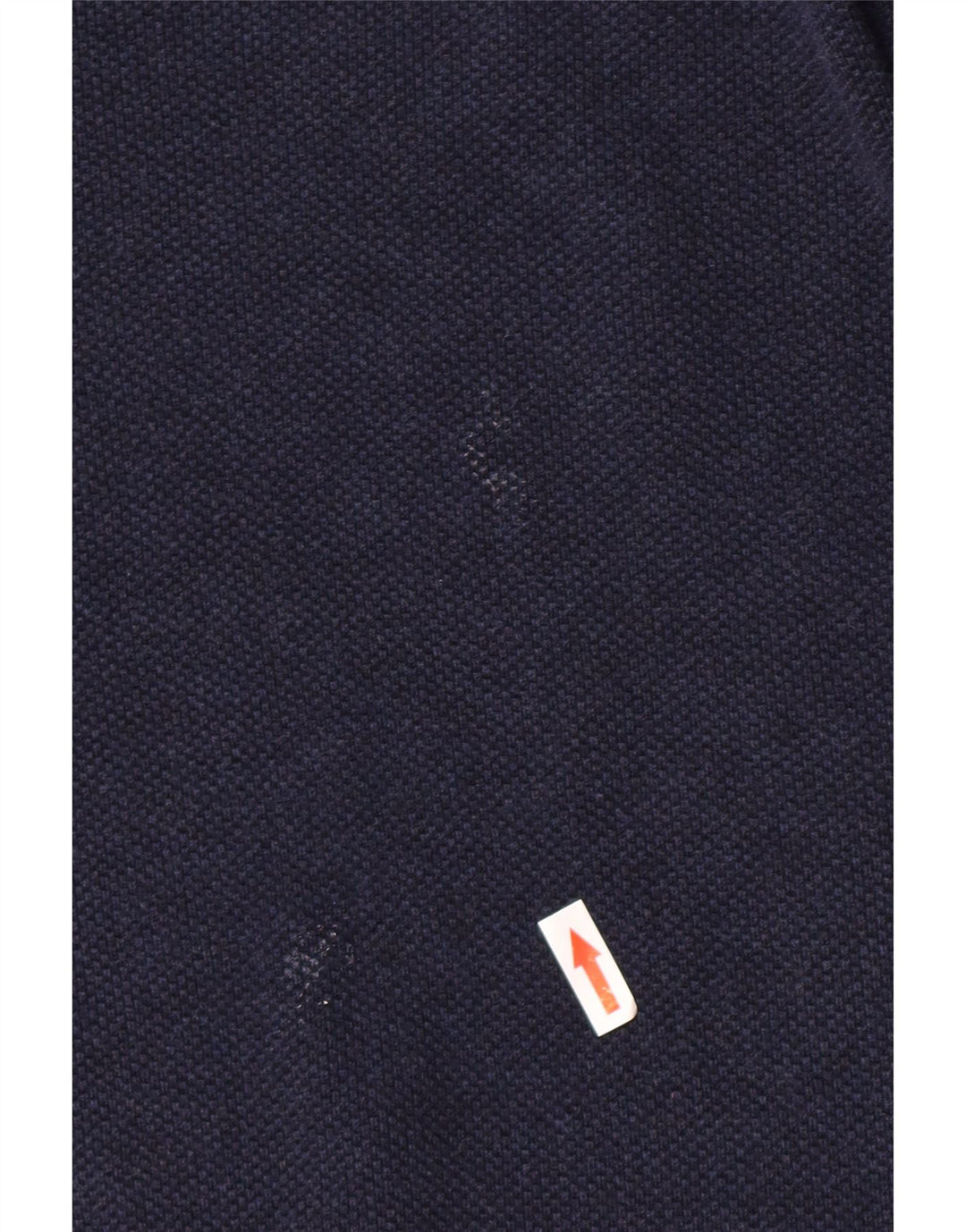 John Lewis Pull à col zippé pour homme en coton bleu marine Taille L
