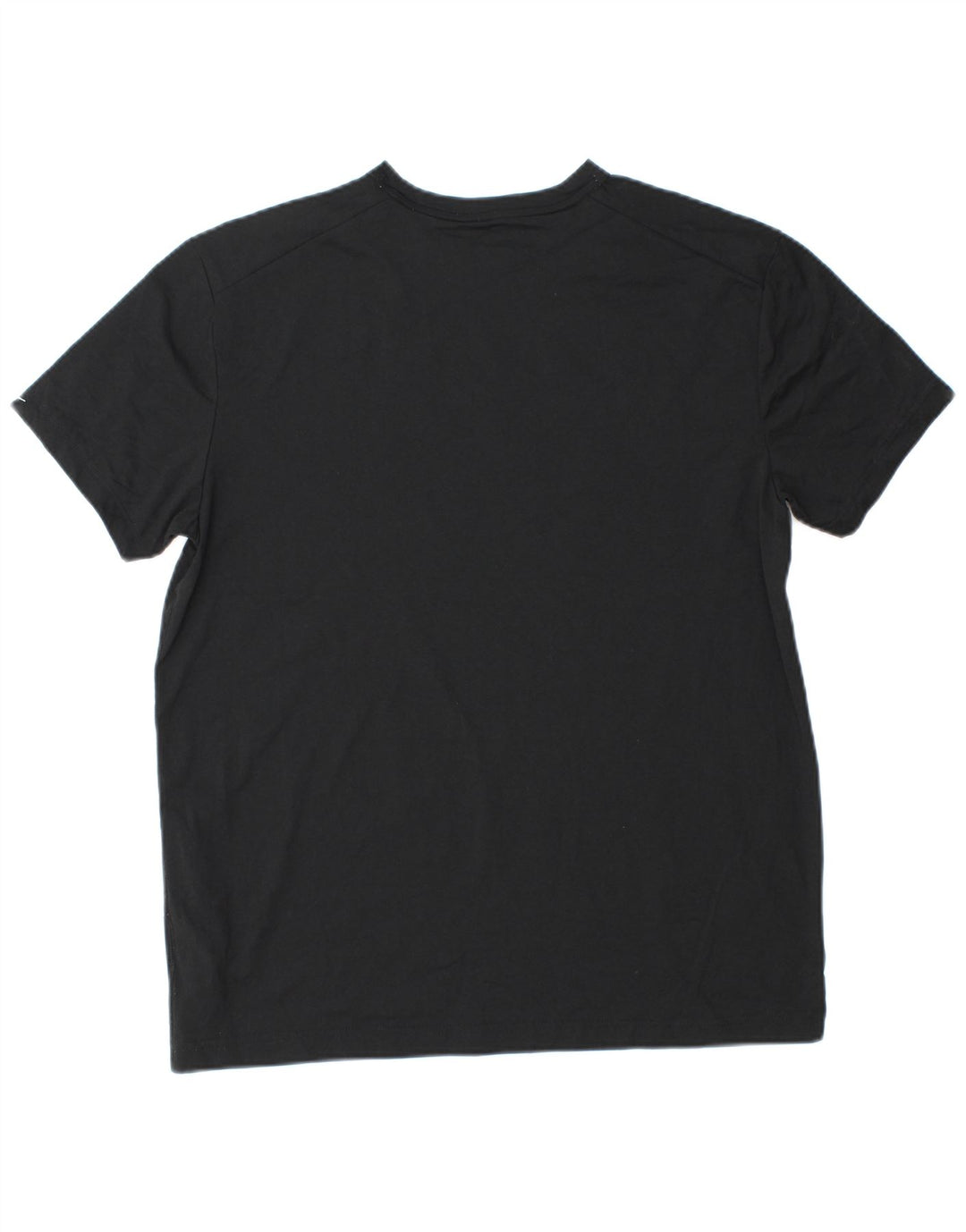 NIKE Hommes Dri Fit Graphic T-Shirt Top Noir Moyen Polyester