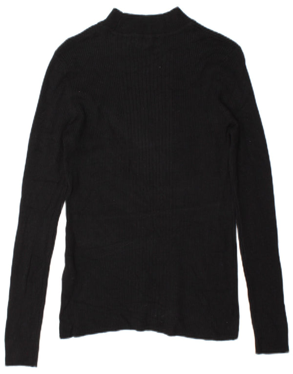 Marks & Spencer Haut à manches longues pour femme UK 44 Medium Noir Viscose
