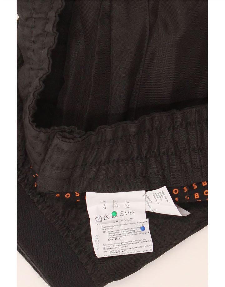 Hugo Boss Pantalon cargo de jogging pour homme W34 L30 Noir Polyester