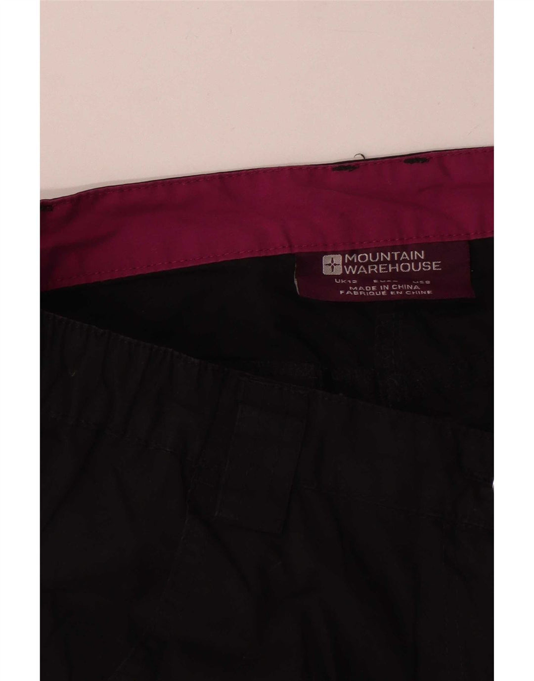 Mountain Warehouse Pantalon cargo pour femme UK 12 Medium W34 L31 Noir