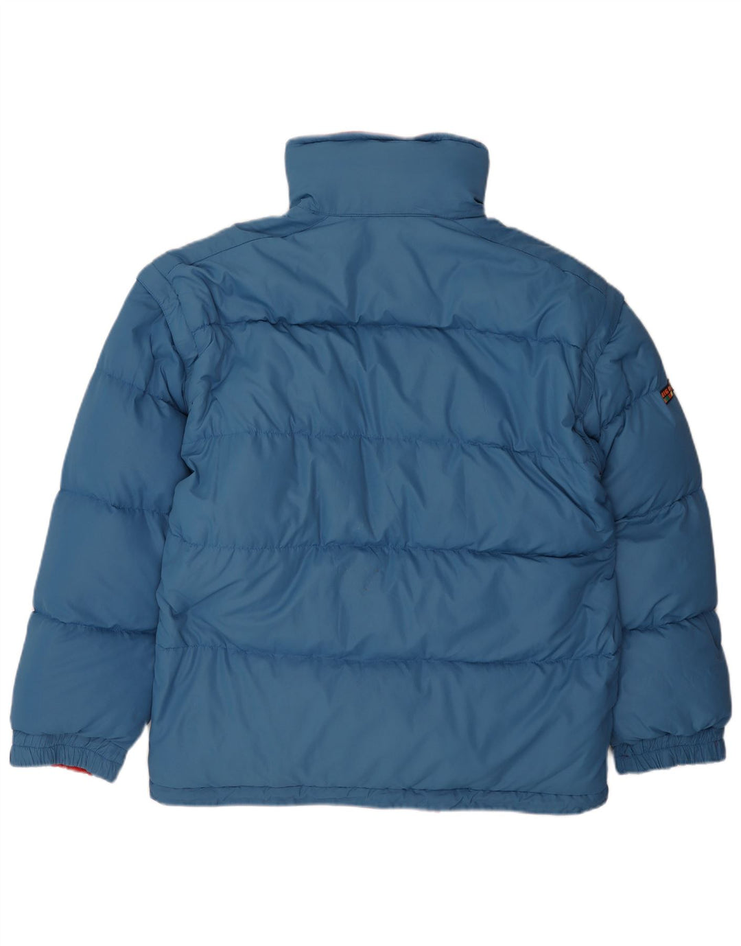 VINTAGE Veste matelassée réversible coupe ample pour homme UK 38 Rouge moyen