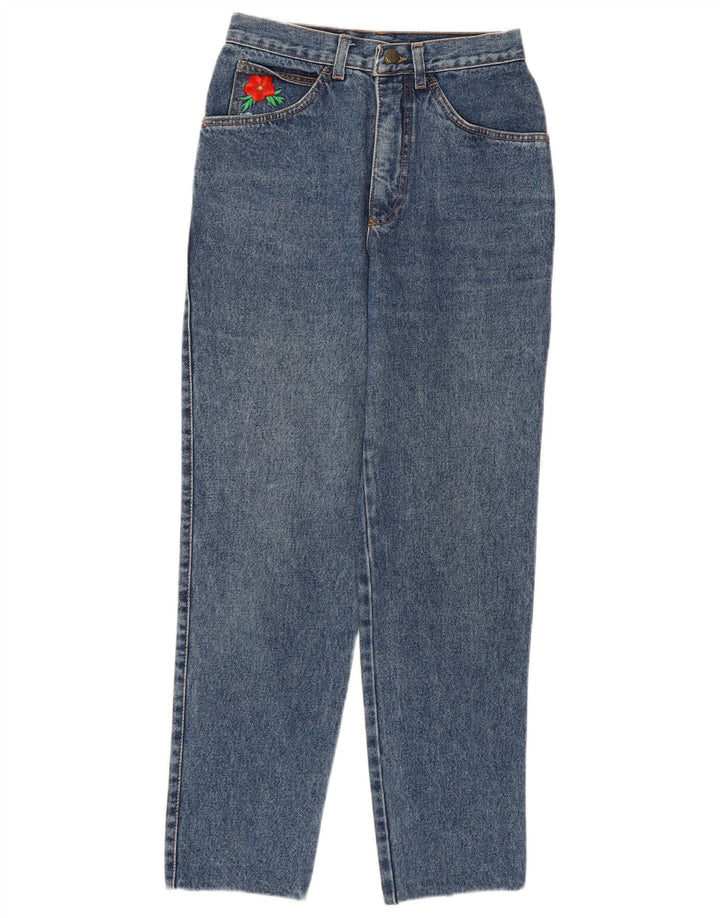 STEFANEL Jean fuselé taille haute pour femme IT 44 Medium W26 L27 Bleu Coton