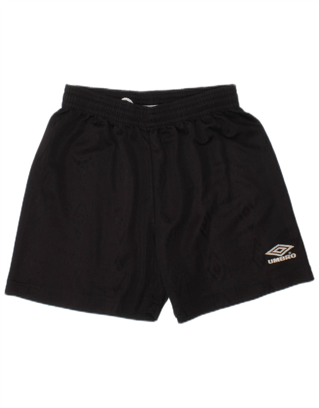 UMBRO Short de sport garçon 6-7 ans noir polyester