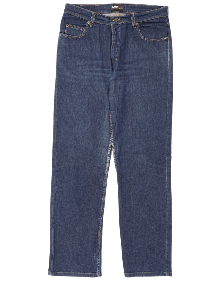 Lee Jean Droit Brooklyn W34 L34 Homme Bleu Coton