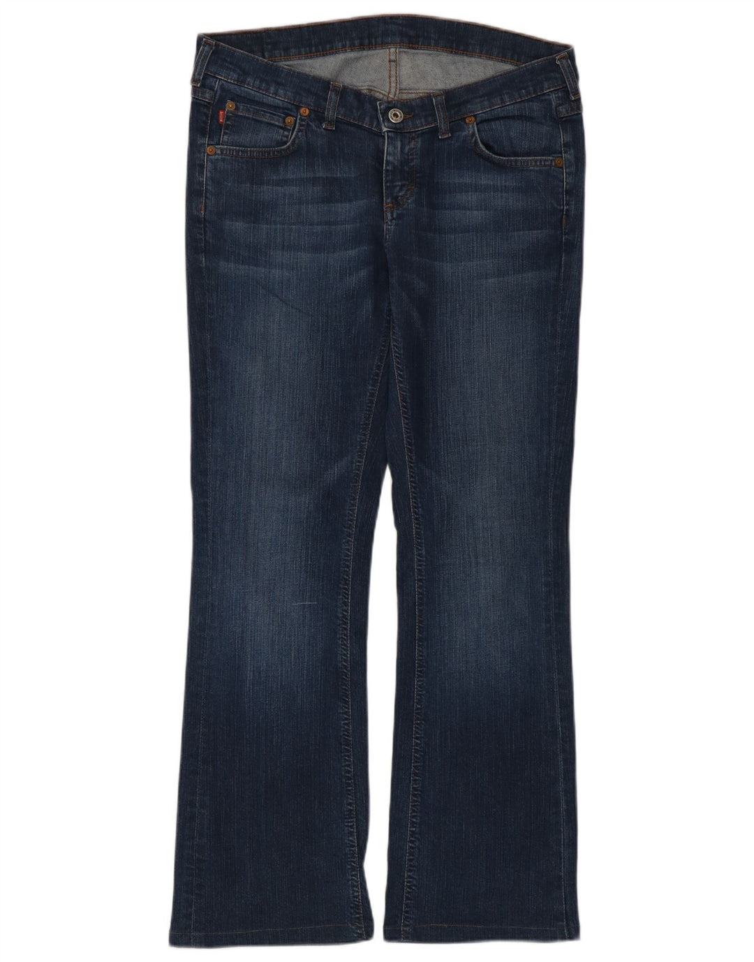 Jeans Bootcut Femme Mustang W30 L29 Bleu Coton