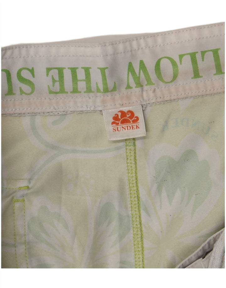 SUNDEK Short de Bain Homme Grand Vert Floral