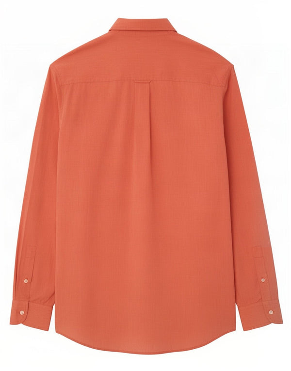Chaps Chemise Haute Homme XL Orange Coton