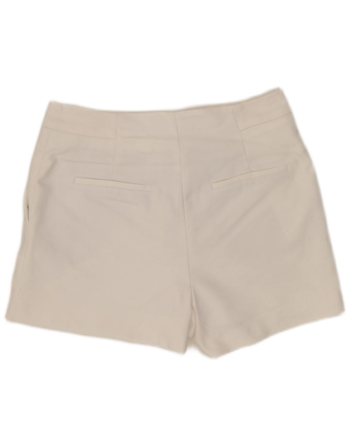 Zara Short Chino Femme Moyen W28 Blanc